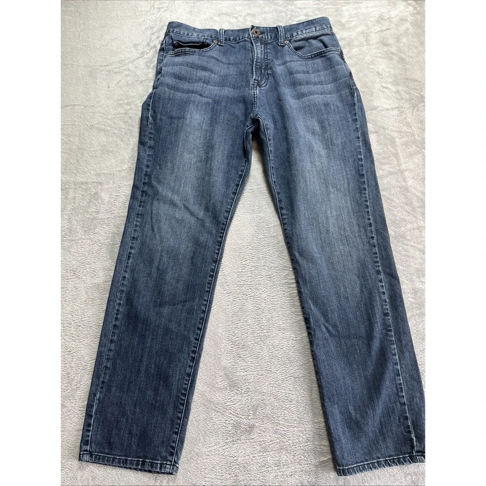 Lucky Brand Jeans Men's 34x31 (Tag 34x32) Blue 221 Original Straight Denim
